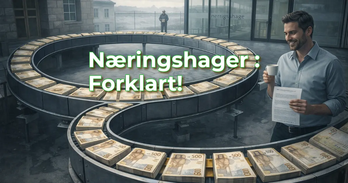 Penger i sirkel — illustrasjon av offentlig støttestruktur