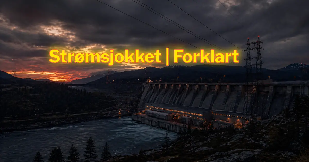 Strømmåler med dramatisk høy strømpris på display, mørk bakgrunn